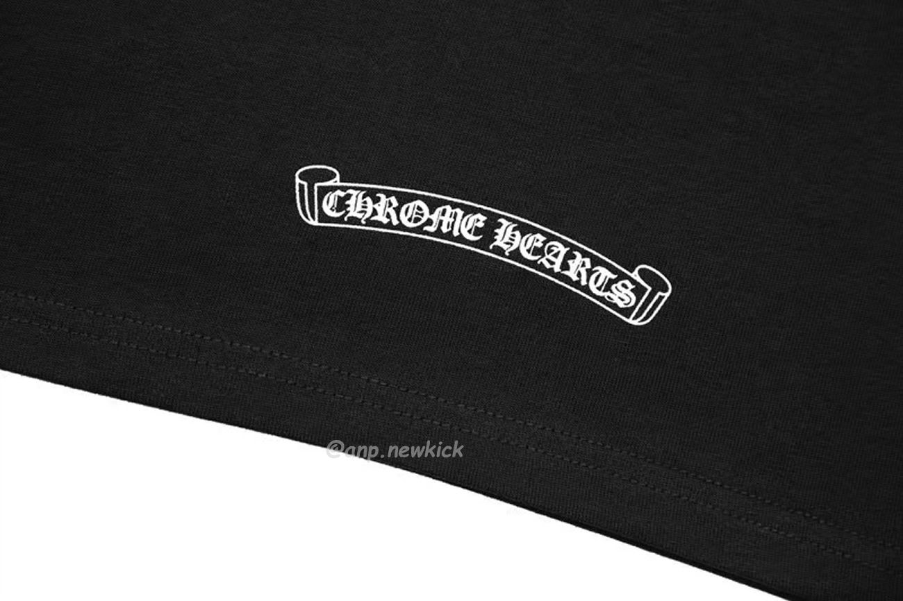 Chrome Hearts Horse Shoe Logo Pocket Black T Shirt (6) - newkick.vip